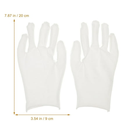 12 Pair of One Bag Wear Resisting Mitten Cotton White Gloves Etiquette Work Gloves (Thickening Type Size M)
12 Pair of One Bag Wear Resisting Mitten Cotton White Gloves Etiquette Work Gloves (Thickening Type Size M)