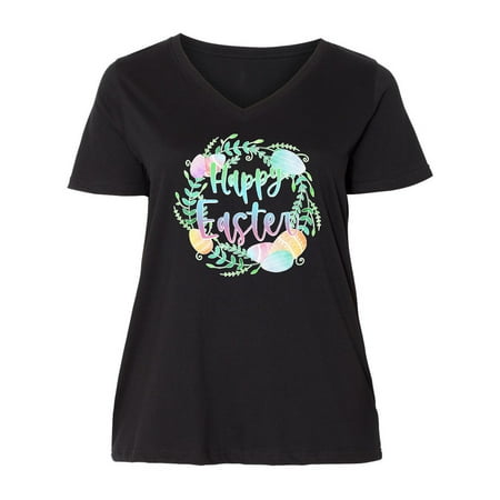 Inktastic Happy Easter Pastel Egg Wreath with Laurels Women s Plus Size V-Neck
Inktastic Happy Easter Pastel Egg Wreath with Laurels Women s Plus Size V-Neck