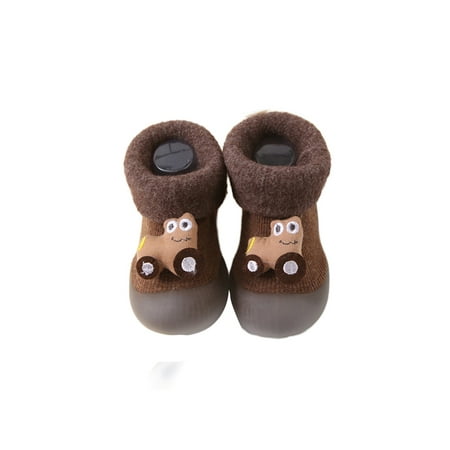 Rotosw Infant Socks First Walker Floor Slippers Prewalker Sock Shoes Cartoon Rubber Sole Home Shoe Indoor Comfort Slipper Brown 5C
Rotosw Infant Socks First Walker Floor Slippers Prewalker Sock Shoes Cartoon Rubber Sole Home Shoe Indoor Comfort Slipper Brown 5C