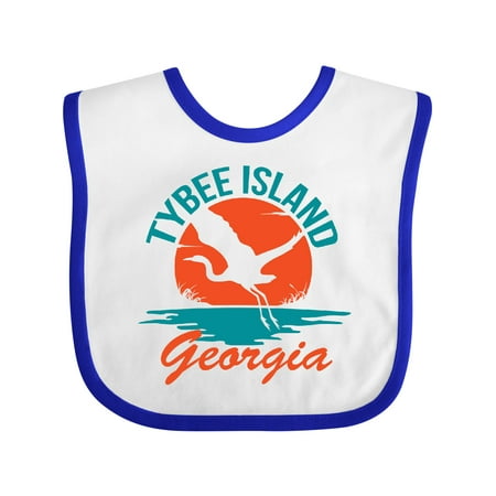 Inktastic Tybee Island Georgia Gift Baby Boy or Baby Girl Bib