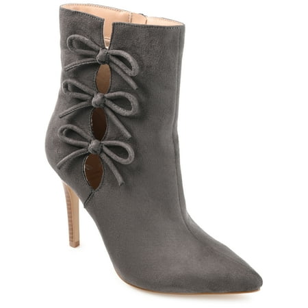 Journee Collection Womens Deandra Tru Comfort Foam Inside Zip Stiletto Booties