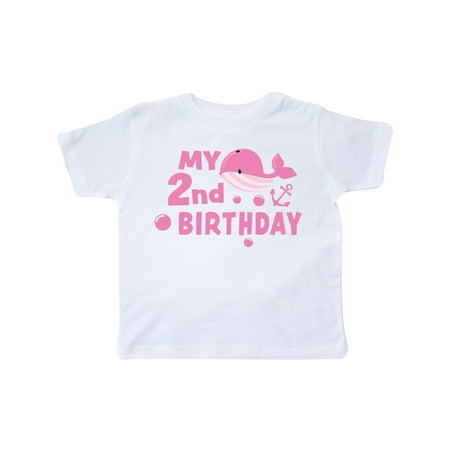 Inktastic Nautical My 2nd Birthday with Pink Whale Gift Toddler Boy or Toddler Girl T-Shirt
Inktastic Nautical My 2nd Birthday with Pink Whale Gift Toddler Boy or Toddler Girl T-Shirt