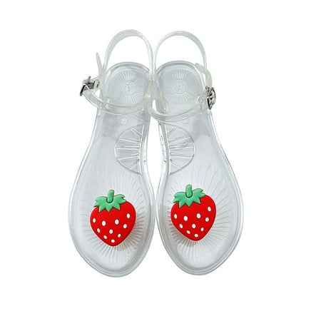 Cathalem Dressy Sandals for Women Low Heel Size 12 Women Shoes Manufacturer Transparent Jelly Shoes Wide Wedge Sandals for Women CL2 6.50