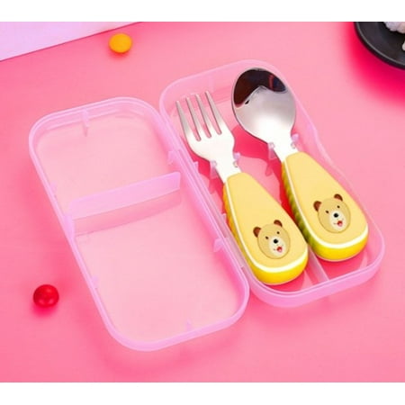 ABS Cartoon 304 Stainless Steel Cutlery Set Anti-slip Baby Convenient Fork Spoon Anti-scald Two-piece Children s Tableware
ABS Cartoon 304 Stainless Steel Cutlery Set Anti-slip Baby Convenient Fork Spoon Anti-scald Two-piece Children s Tableware