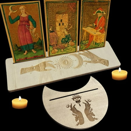 2PCS/Set Gift Sun Pattern Wooden Display Tools Divination Altar For Tarot Wood Cards Stand Rectangle Moon Shape 8
2PCS/Set Gift Sun Pattern Wooden Display Tools Divination Altar For Tarot Wood Cards Stand Rectangle Moon Shape 8
