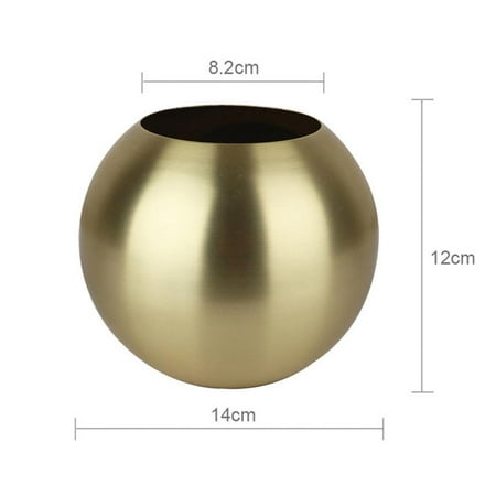 Stainless Steel Vase Unbreakable Metal Flower Room Decor Crafts Decoration Flowerpot Polished Living Minimalist Round Vase Home
Stainless Steel Vase Unbreakable Metal Flower Room Decor Crafts Decoration Flowerpot Polished Living Minimalist Round Vase Home