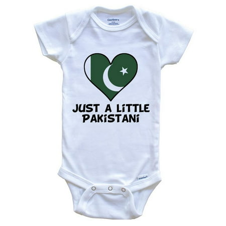 Just A Little Pakistani Baby Bodysuit - Funny Pakistan Flag Baby Bodysuit 6-9 Months White 
Just A Little Pakistani Baby Bodysuit - Funny Pakistan Flag Baby Bodysuit 6-9 Months White