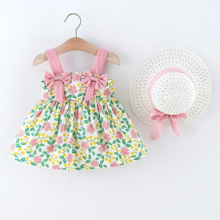 nsendm 6M-3Y Princess Printed Bowknot Sleeveless Hat Baby Set Floral Dress Girls Suspenders Girls 2 Princess Dresses Dress Pink 12-18 Months
nsendm 6M-3Y Princess Printed Bowknot Sleeveless Hat Baby Set Floral Dress Girls Suspenders Girls 2 Princess Dresses Dress Pink 12-18 Months