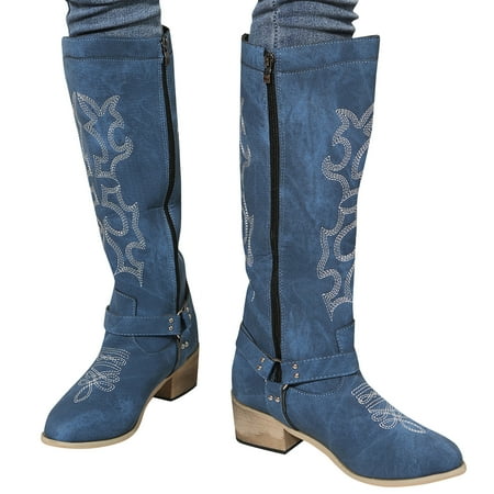 ZXHACSJ Vintage Boots Short Boots Lace Up Thick High Heel Middle Boots Women s Boots Blue 37
ZXHACSJ Vintage Boots Short Boots Lace Up Thick High Heel Middle Boots Women s Boots Blue 37