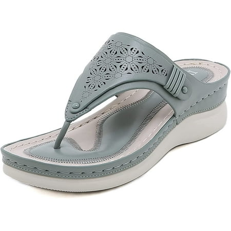 Women s Wedge Flip Flops with Arch Support Comfortable Casual Thong Sandals Platform Outdoor Summer Beach Slippers
Women s Wedge Flip Flops with Arch Support Comfortable Casual Thong Sandals Platform Outdoor Summer Beach Slippers