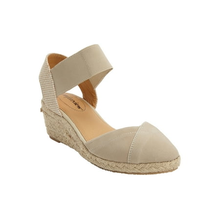 Comfortview Women s Wide Width The Abra Espadrille Sneaker