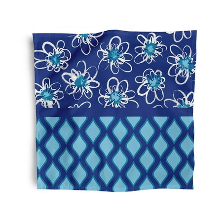 Simply Daisy 18 x 18 Blue Penelope Trellis Napkins Set of 4
