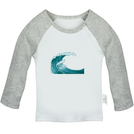 Nature Pattern Sea Wave T shirt For Baby Newborn Babies T-shirts Infant Tops 0-24M Kids Graphic Tees Clothing (Long Gray Raglan T-shirt 12-18 Months)
Nature Pattern Sea Wave T shirt For Baby Newborn Babies T-shirts Infant Tops 0-24M Kids Graphic Tees Clothing (Long Gray Raglan T-shirt 12-18 Months)