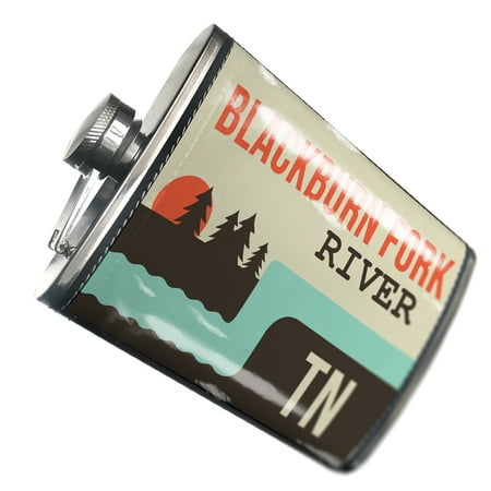 NEONBLOND Flask USA Rivers Blackburn Fork River - Tennessee