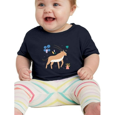 Funny Kiddie Antelope Drawing T-Shirt Infant -Image by Shutterstock 18 Months
Funny Kiddie Antelope Drawing T-Shirt Infant -Image by Shutterstock 18 Months