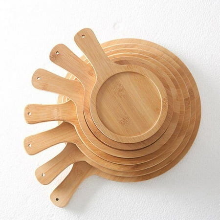 Promotion!Bamboo Tray Round Natural Bamboo Wooden Pizza Tray Household Use Wash Wood Tray Board Handle
Promotion!Bamboo Tray Round Natural Bamboo Wooden Pizza Tray Household Use Wash Wood Tray Board Handle