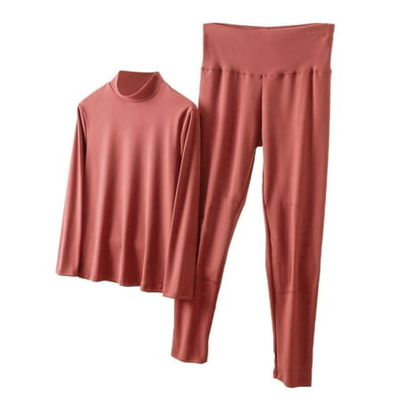 Shpwfbe Underwear Women Long Sleeve Thermal High Neck Lined Thermal Winter Top Casual Slim Top 1 Pack 1 Pack Top 2 Piece Pack Lingerie For Women Lounge Sets For Women
Shpwfbe Underwear Women Long Sleeve Thermal High Neck Lined Thermal Winter Top Casual Slim Top 1 Pack 1 Pack Top 2 Piece Pack Lingerie For Women Lounge Sets For Women