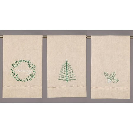 Peking Handicraft 04KSL200EC 14 x 22 in. Merry Tree Holly GT 3 Design Kitchen Towel Set of 6
Peking Handicraft 04KSL200EC 14 x 22 in. Merry Tree Holly GT 3 Design Kitchen Towel Set of 6