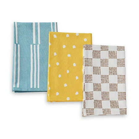 Folkulture Cotton Kitchen Towels or Dish Towels 20 X 26 Inches Modern Tea Towels or Dish Cloths with Corner Hanging Loop Set of 3 Dishcloth or Dish Rags for Farmhouse Kitchen Décor or East
Folkulture Cotton Kitchen Towels or Dish Towels 20 X 26 Inches Modern Tea Towels or Dish Cloths with Corner Hanging Loop Set of 3 Dishcloth or Dish Rags for Farmhouse Kitchen Décor or East