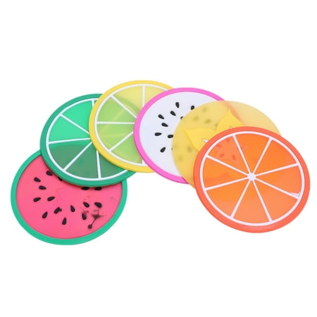 6PCS Round Non- Heat Resistant Mat Colorful Fruit Placemat Pot Holder Table Silicone Coasters Set
6PCS Round Non- Heat Resistant Mat Colorful Fruit Placemat Pot Holder Table Silicone Coasters Set