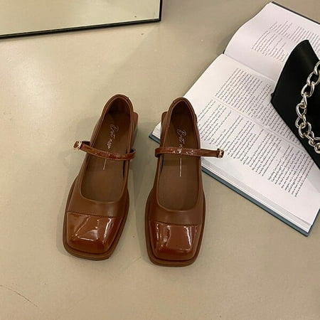 2022 Flat Shoes Women Leather Shoes Square Toe Spring Autumn Single Shoes Mary Jane Black Simple
2022 Flat Shoes Women Leather Shoes Square Toe Spring Autumn Single Shoes Mary Jane Black Simple