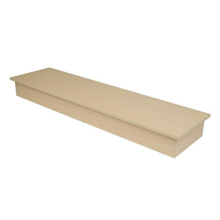 16 in. Wood Platform Bases for Glass Cubbies Maple Melamine