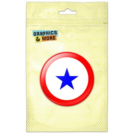 Blue Star Flag One 1 War Mother Service Refrigerator Button Magnet