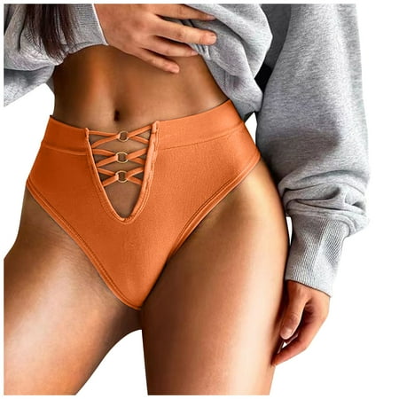 DNDKILG Women s Low Rise Thongs Underwear Thong Sexy G String High Cut Hollow Out Panties Orange 2XL
DNDKILG Women s Low Rise Thongs Underwear Thong Sexy G String High Cut Hollow Out Panties Orange 2XL
