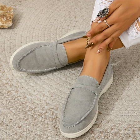 SHZHRUKUNSHM Comfortable Women‘s Retro Solid Color Round Toe Slip On Loafers Stylish Flat Shoes for All-Day Comfort and Versatility Classic Women‘s All-Match Slip On Shoes
SHZHRUKUNSHM Comfortable Women‘s Retro Solid Color Round Toe Slip On Loafers Stylish Flat Shoes for All-Day Comfort and Versatility Classic Women‘s All-Match Slip On Shoes