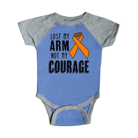 Inktastic Lost my Arm Not my Courage Limb Loss Awareness Orange Ribbon Gift Baby Boy or Baby Girl Bodysuit
Inktastic Lost my Arm Not my Courage Limb Loss Awareness Orange Ribbon Gift Baby Boy or Baby Girl Bodysuit