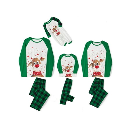 Afunbaby Family Matching Christmas Pajamas Sets Long Sleeve Elk Print Tops + Plaid Pants or Long Sleeve Patchwork Jumpsuit
Afunbaby Family Matching Christmas Pajamas Sets Long Sleeve Elk Print Tops + Plaid Pants or Long Sleeve Patchwork Jumpsuit