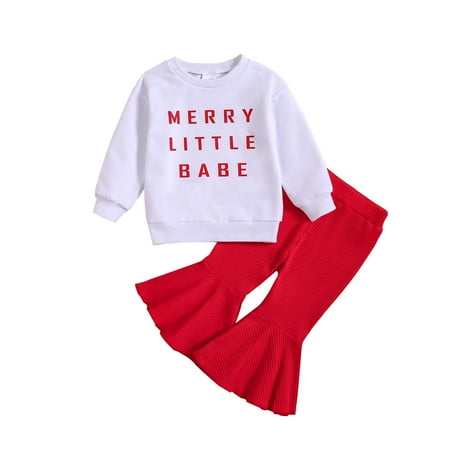 Toddler Girls Outfit Long Sleeve Letter Print Crewneck Tops Solid Flare Pants 2 Piece Outfits Little Girls Casual Clothes Set For Fall Winter
Toddler Girls Outfit Long Sleeve Letter Print Crewneck Tops Solid Flare Pants 2 Piece Outfits Little Girls Casual Clothes Set For Fall Winter