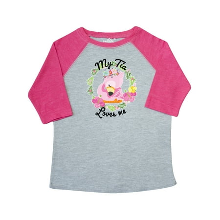 Inktastic Baby Flamingo My Tia Loves Me with Flower Wreath Gift Toddler Boy or Toddler Girl T-Shirt
Inktastic Baby Flamingo My Tia Loves Me with Flower Wreath Gift Toddler Boy or Toddler Girl T-Shirt