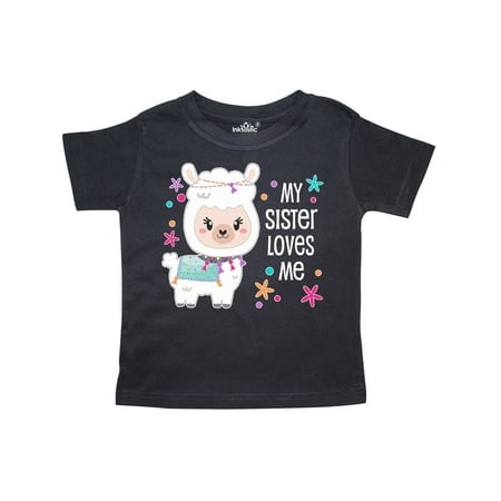 Inktastic My Sister Loves Me- cute and happy llama Gift Toddler Boy or Toddler Girl T-Shirt
Inktastic My Sister Loves Me- cute and happy llama Gift Toddler Boy or Toddler Girl T-Shirt