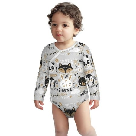 Fotbe Funny Animals Series Pattern Unisex-baby Long-sleeve Bodysuit Long Sleeve Bodysuits One-piece 100% Organic Cotton for Infant Baby Boys Unisex-12 Months
Fotbe Funny Animals Series Pattern Unisex-baby Long-sleeve Bodysuit Long Sleeve Bodysuits One-piece 100% Organic Cotton for Infant Baby Boys Unisex-12 Months