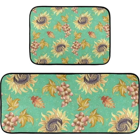Hyjoy Sunflower 2 Pieces Kitchen Rug Cushioned Anti-Fatigue Kitchen Rugs Set for Home Office Laundry 19.7 x 27.6 +19.7 x 47.2
Hyjoy Sunflower 2 Pieces Kitchen Rug Cushioned Anti-Fatigue Kitchen Rugs Set for Home Office Laundry 19.7 x 27.6 +19.7 x 47.2