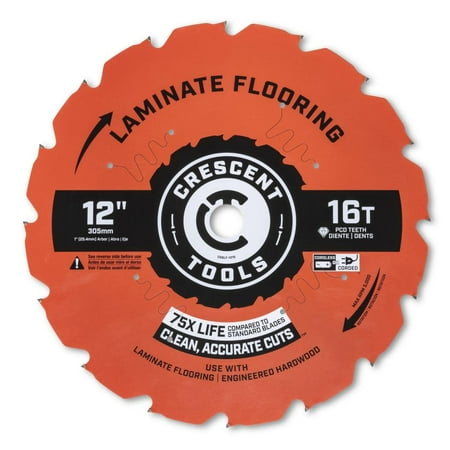 Crescent Circular Saw Blade 12 X 16 Tooth Laminate Flooring