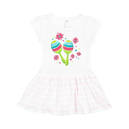 Inktastic Maracas for Cinco de Mayo Gift Toddler Girl Dress