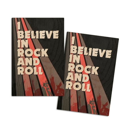 I Believe in Rock and Roll (4x6 Birch Wood Postcards 2-Pack Stationary Rustic Home Wall Decor)
I Believe in Rock and Roll (4x6 Birch Wood Postcards 2-Pack Stationary Rustic Home Wall Decor)