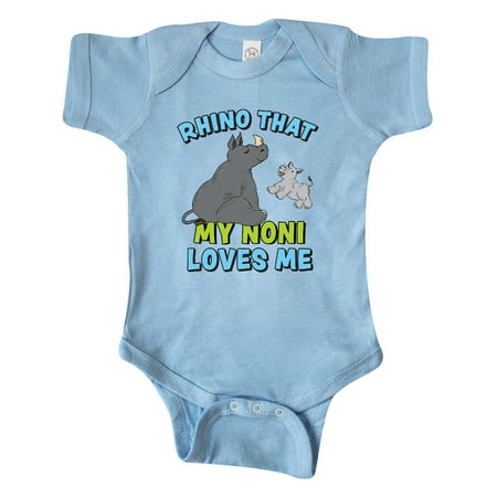 Inktastic Rhino That My Noni Loves Me with Cute Rhinos Gift Baby Boy or Baby Girl Bodysuit
Inktastic Rhino That My Noni Loves Me with Cute Rhinos Gift Baby Boy or Baby Girl Bodysuit