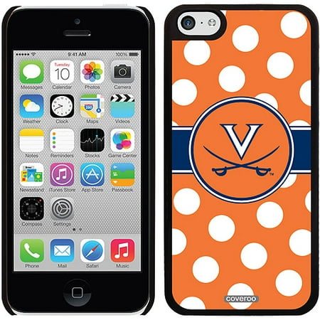 University of Virginia Polka Dots Design on iPhone 5c Thinshield Snap-On Case by Coveroo