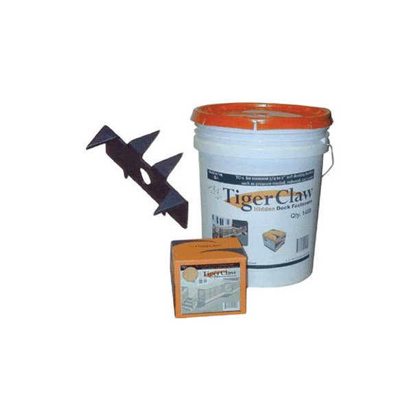 TigerClaw TC-2 Black Oxide Hidden Deck Fastener 90 pk