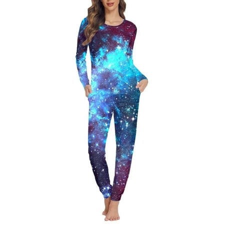 Renewold Cozy Pajamas for Women Long Sleeve Round Neck Long Sleeve Tee Blue Universe Print Sweatpants Winter Sleep Shirts Size XS
Renewold Cozy Pajamas for Women Long Sleeve Round Neck Long Sleeve Tee Blue Universe Print Sweatpants Winter Sleep Shirts Size XS