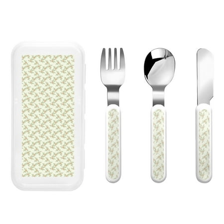 Cauagu Rose (2) Print 3-Pieces Toddler Cutlery Set Kids Silverware Set with Spoons Forks & Knife Stainless Steel Utensils for Kids Dishwasher Safe
Cauagu Rose (2) Print 3-Pieces Toddler Cutlery Set Kids Silverware Set with Spoons Forks & Knife Stainless Steel Utensils for Kids Dishwasher Safe