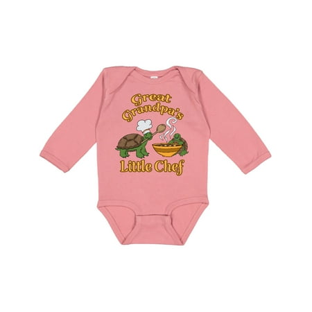 Inktastic Great Grandpa s Little Chef with Cute Turtles Gift Baby Boy or Baby Girl Long Sleeve Bodysuit
Inktastic Great Grandpa s Little Chef with Cute Turtles Gift Baby Boy or Baby Girl Long Sleeve Bodysuit