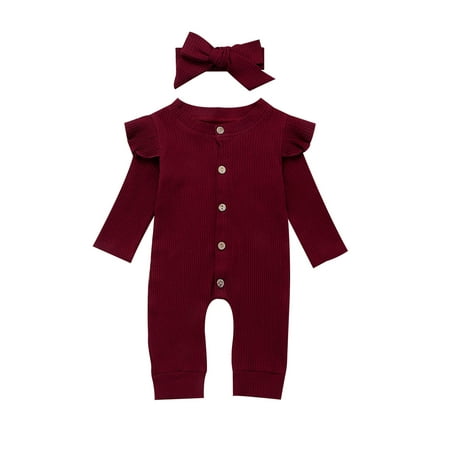 Newborn Baby Girl Boy 2PCS Winter Clothes Set Knitted Romper Jumpsuit Outfits Sleepwear
Newborn Baby Girl Boy 2PCS Winter Clothes Set Knitted Romper Jumpsuit Outfits Sleepwear