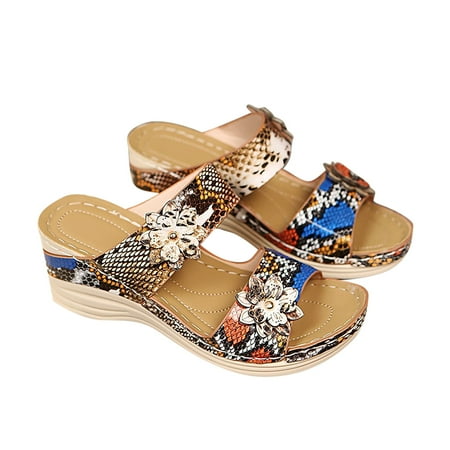 ZXHACSJ Women s Classic Fashion Leopard Print Sandal Flat Casual Slippers Beach Shoes
ZXHACSJ Women s Classic Fashion Leopard Print Sandal Flat Casual Slippers Beach Shoes