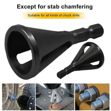 Deburring Tool 2 Pcs Deburring External Chamfer Tool Hex & Triangle Shank Burr Remover for Drill Bit Fits for Bolts CR12MOV steel
Deburring Tool 2 Pcs Deburring External Chamfer Tool Hex & Triangle Shank Burr Remover for Drill Bit Fits for Bolts CR12MOV steel