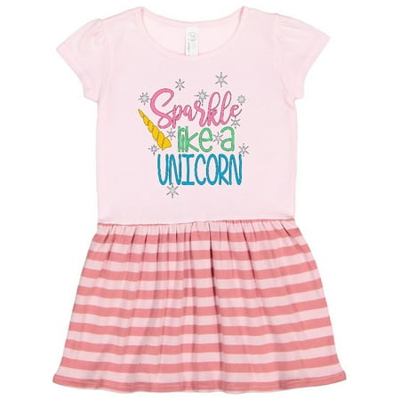 Inktastic Sparkle Like a Unicorn Gift Toddler Girl Dress
