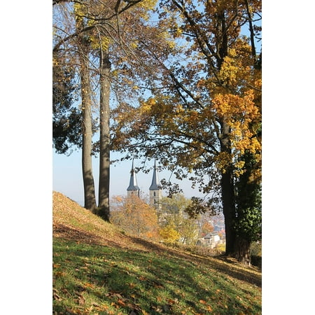 canvas print dom landscape bamberg stretched canvas 10 x 14